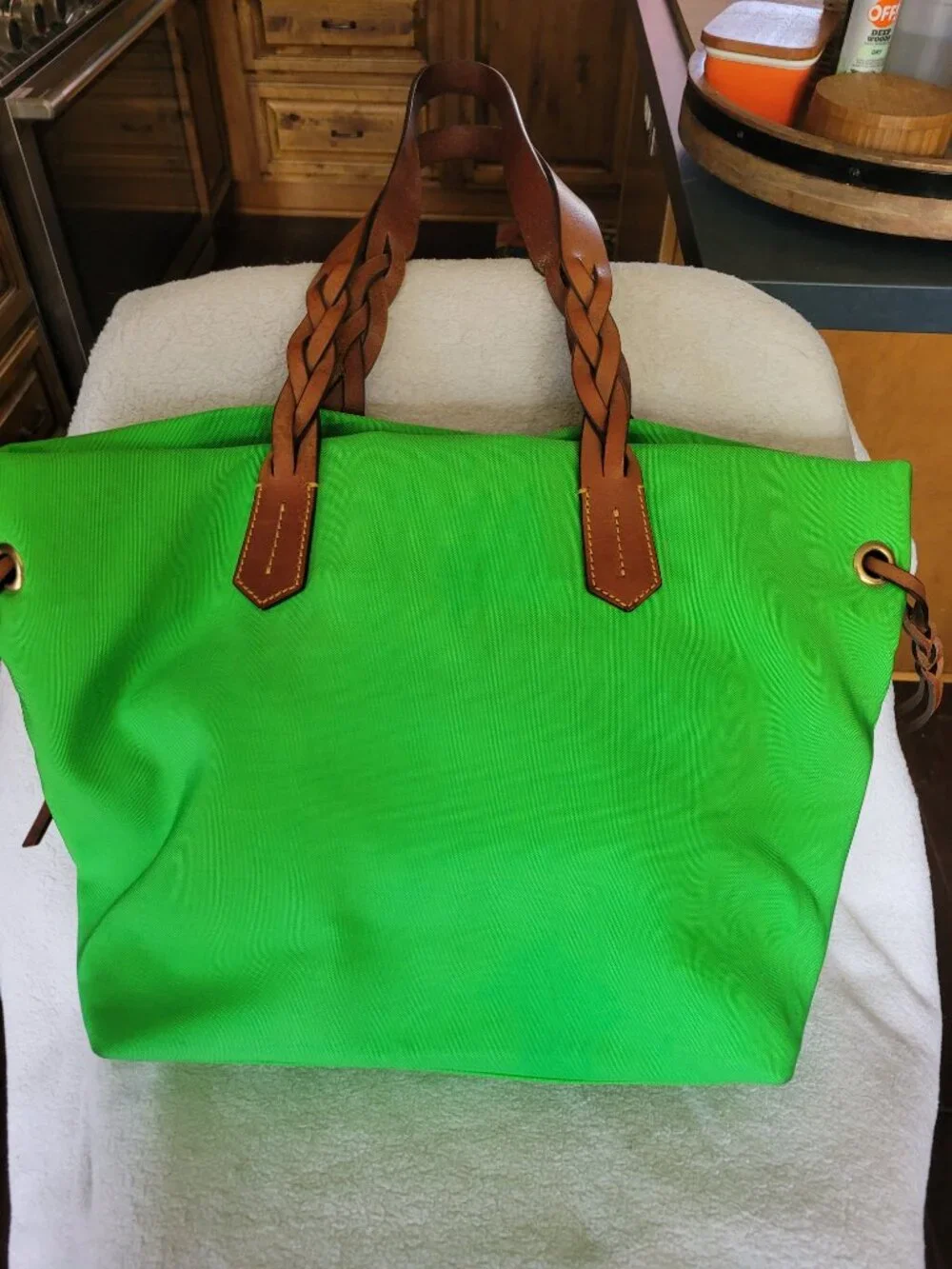 Dooney & Bourke Nylon Bailey Tote Apple Green
